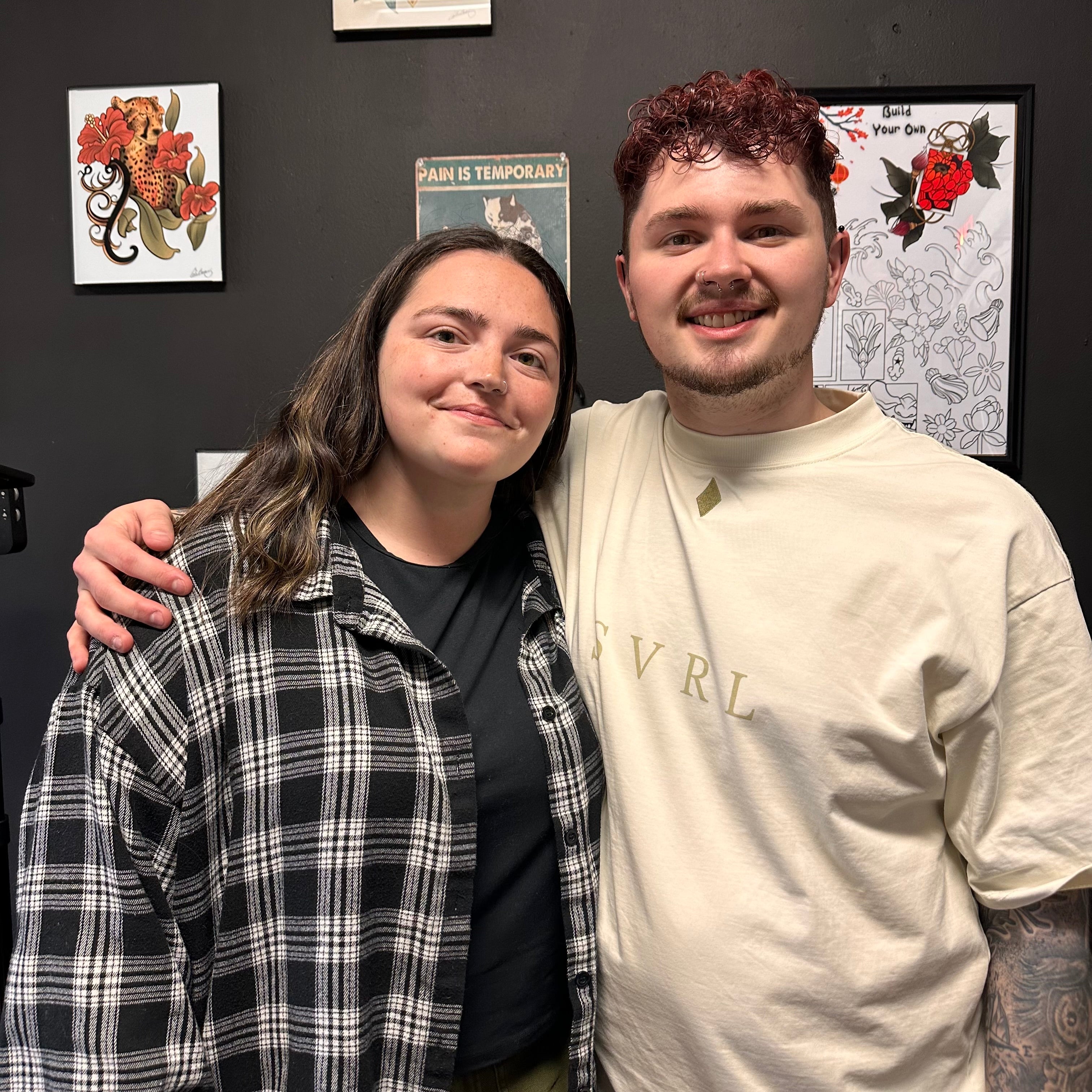 Me and a Friend after a paint and sip 